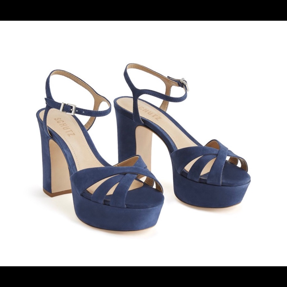 Schutz Keefa Platform Heels NIB Never Worn Sz 9